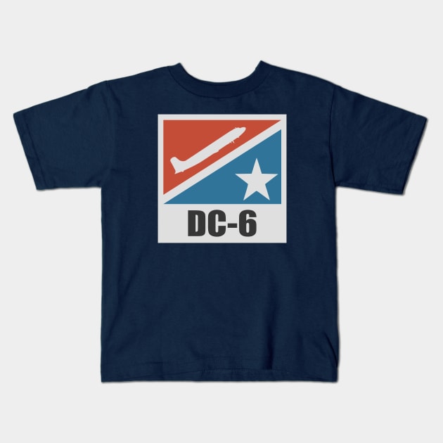 Douglas DC-6 Kids T-Shirt by TCP